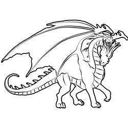Disegno da colorare: Drago (Caratteri) #148339 - Pagine da Colorare Stampabili Gratuite