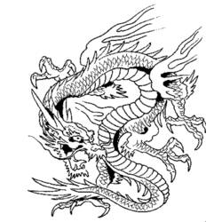 Disegno da colorare: Drago (Caratteri) #148358 - Pagine da Colorare Stampabili Gratuite