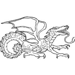 Disegno da colorare: Drago (Caratteri) #148365 - Pagine da Colorare Stampabili Gratuite
