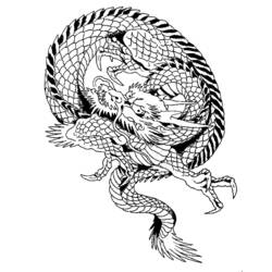 Disegno da colorare: Drago (Caratteri) #148387 - Pagine da Colorare Stampabili Gratuite