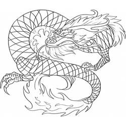 Disegno da colorare: Drago (Caratteri) #148398 - Pagine da Colorare Stampabili Gratuite