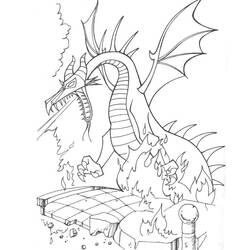 Disegno da colorare: Drago (Caratteri) #148410 - Pagine da Colorare Stampabili Gratuite