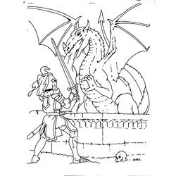 Disegno da colorare: Drago (Caratteri) #148422 - Pagine da Colorare Stampabili Gratuite