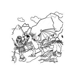 Disegno da colorare: Drago (Caratteri) #148450 - Pagine da Colorare Stampabili Gratuite