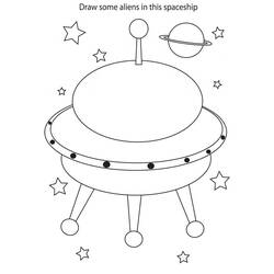 Disegno da colorare: Extraterrestre (Caratteri) #94877 - Pagine da Colorare Stampabili Gratuite