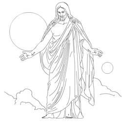 Disegno da colorare: Gesù (Caratteri) #98871 - Pagine da Colorare Stampabili Gratuite