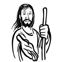 Disegno da colorare: Gesù (Caratteri) #99022 - Pagine da Colorare Stampabili Gratuite