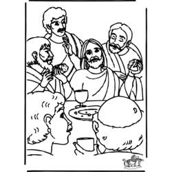 Disegno da colorare: Gesù (Caratteri) #99076 - Pagine da Colorare Stampabili Gratuite
