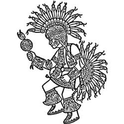 Disegno da colorare: indiano americano (Caratteri) #149026 - Pagine da Colorare Stampabili Gratuite