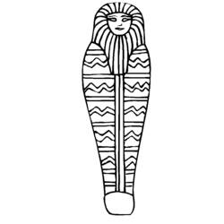 Disegno da colorare: Mummia (Caratteri) #147698 - Pagine da Colorare Stampabili Gratuite