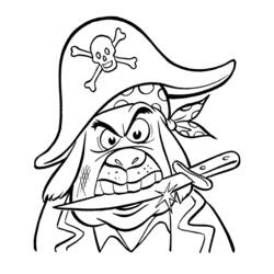 Disegno da colorare: Pirata (Caratteri) #105017 - Pagine da Colorare Stampabili Gratuite