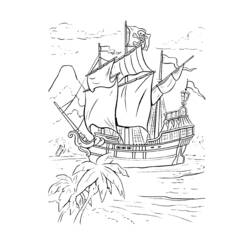 Disegno da colorare: Pirata (Caratteri) #105024 - Pagine da Colorare Stampabili Gratuite