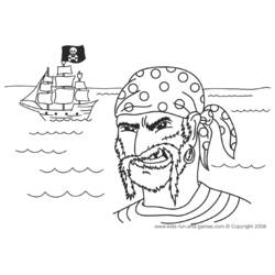 Disegno da colorare: Pirata (Caratteri) #105025 - Pagine da Colorare Stampabili Gratuite