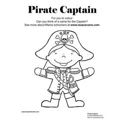 Disegno da colorare: Pirata (Caratteri) #105064 - Pagine da Colorare Stampabili Gratuite