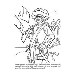 Disegno da colorare: Pirata (Caratteri) #105155 - Pagine da Colorare Stampabili Gratuite