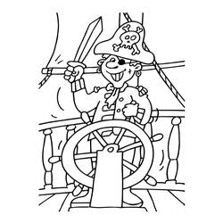 Disegno da colorare: Pirata (Caratteri) #105250 - Pagine da Colorare Stampabili Gratuite