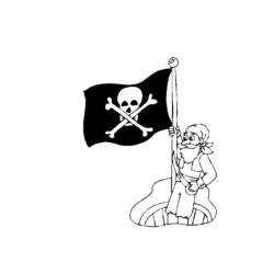 Disegno da colorare: Pirata (Caratteri) #105332 - Pagine da Colorare Stampabili Gratuite