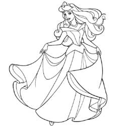 Disegno da colorare: Principessa (Caratteri) #85176 - Pagine da Colorare Stampabili Gratuite