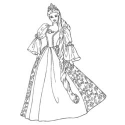 Disegno da colorare: Principessa (Caratteri) #85201 - Pagine da Colorare Stampabili Gratuite