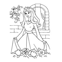 Disegno da colorare: Principessa (Caratteri) #85205 - Pagine da Colorare Stampabili Gratuite