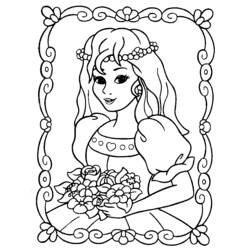 Disegno da colorare: Principessa (Caratteri) #85215 - Pagine da Colorare Stampabili Gratuite