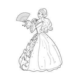 Disegno da colorare: Principessa (Caratteri) #85228 - Pagine da Colorare Stampabili Gratuite