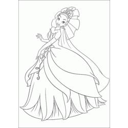 Disegno da colorare: Principessa (Caratteri) #85256 - Pagine da Colorare Stampabili Gratuite