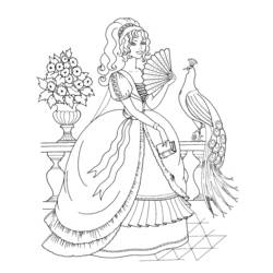 Disegno da colorare: Principessa (Caratteri) #85273 - Pagine da Colorare Stampabili Gratuite