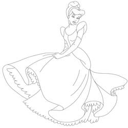 Disegno da colorare: Principessa (Caratteri) #85301 - Pagine da Colorare Stampabili Gratuite