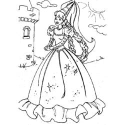 Disegno da colorare: Principessa (Caratteri) #85391 - Pagine da Colorare Stampabili Gratuite