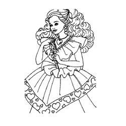 Disegno da colorare: Principessa (Caratteri) #85464 - Pagine da Colorare Stampabili Gratuite