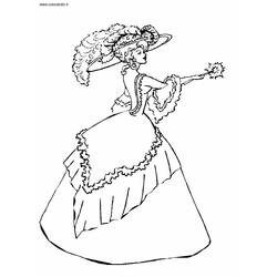 Disegno da colorare: Principessa (Caratteri) #85517 - Pagine da Colorare Stampabili Gratuite