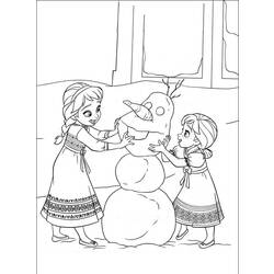 Disegno da colorare: Pupazzo di neve (Caratteri) #89312 - Pagine da Colorare Stampabili Gratuite