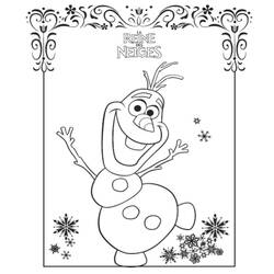 Disegno da colorare: Pupazzo di neve (Caratteri) #89438 - Pagine da Colorare Stampabili Gratuite