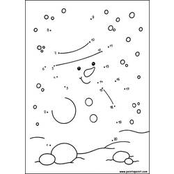 Disegno da colorare: Pupazzo di neve (Caratteri) #89463 - Pagine da Colorare Stampabili Gratuite