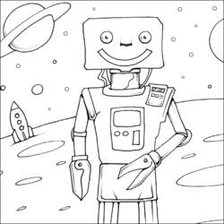 Disegno da colorare: Robot (Caratteri) #106576 - Pagine da Colorare Stampabili Gratuite