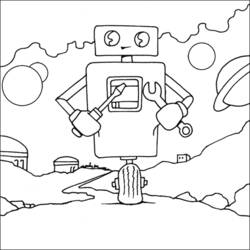 Disegno da colorare: Robot (Caratteri) #106611 - Pagine da Colorare Stampabili Gratuite