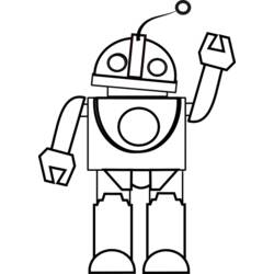 Disegno da colorare: Robot (Caratteri) #106630 - Pagine da Colorare Stampabili Gratuite