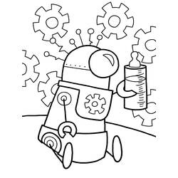 Disegno da colorare: Robot (Caratteri) #106635 - Pagine da Colorare Stampabili Gratuite