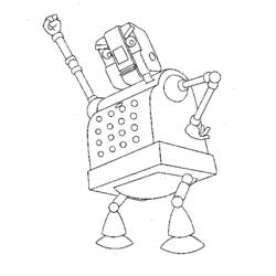 Disegno da colorare: Robot (Caratteri) #106676 - Pagine da Colorare Stampabili Gratuite