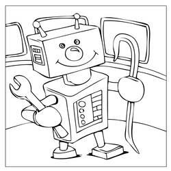 Disegno da colorare: Robot (Caratteri) #106779 - Pagine da Colorare Stampabili Gratuite