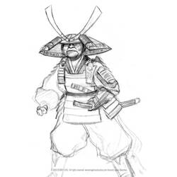 Disegno da colorare: Samurai (Caratteri) #107318 - Pagine da Colorare Stampabili Gratuite