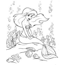 Disegno da colorare: Sirena (Caratteri) #147199 - Pagine da Colorare Stampabili Gratuite