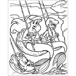 Disegno da colorare: Sirena (Caratteri) #147227 - Pagine da Colorare Stampabili Gratuite