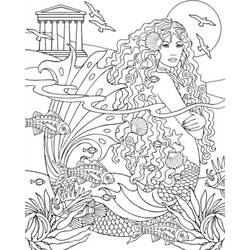 Disegno da colorare: Sirena (Caratteri) #147233 - Pagine da Colorare Stampabili Gratuite
