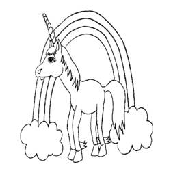 Disegno da colorare: unicorno (Caratteri) #19429 - Pagine da Colorare Stampabili Gratuite