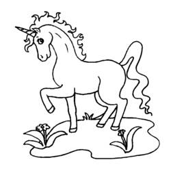 Disegno da colorare: unicorno (Caratteri) #19439 - Pagine da Colorare Stampabili Gratuite