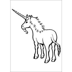 Disegno da colorare: unicorno (Caratteri) #19461 - Pagine da Colorare Stampabili Gratuite