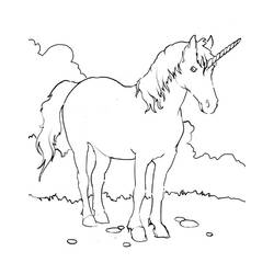 Disegno da colorare: unicorno (Caratteri) #19470 - Pagine da Colorare Stampabili Gratuite