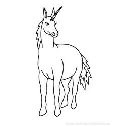 Disegno da colorare: unicorno (Caratteri) #19492 - Pagine da Colorare Stampabili Gratuite